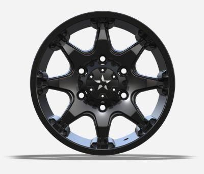 4X4 Alloy Wheels with black machine face UFO-8003