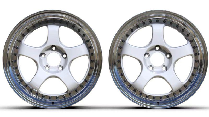 Two-Piece 18~22 Inch Car Rim Aviation Aluminum Alloy 6061 Custom Forged Alloy Car Wheels