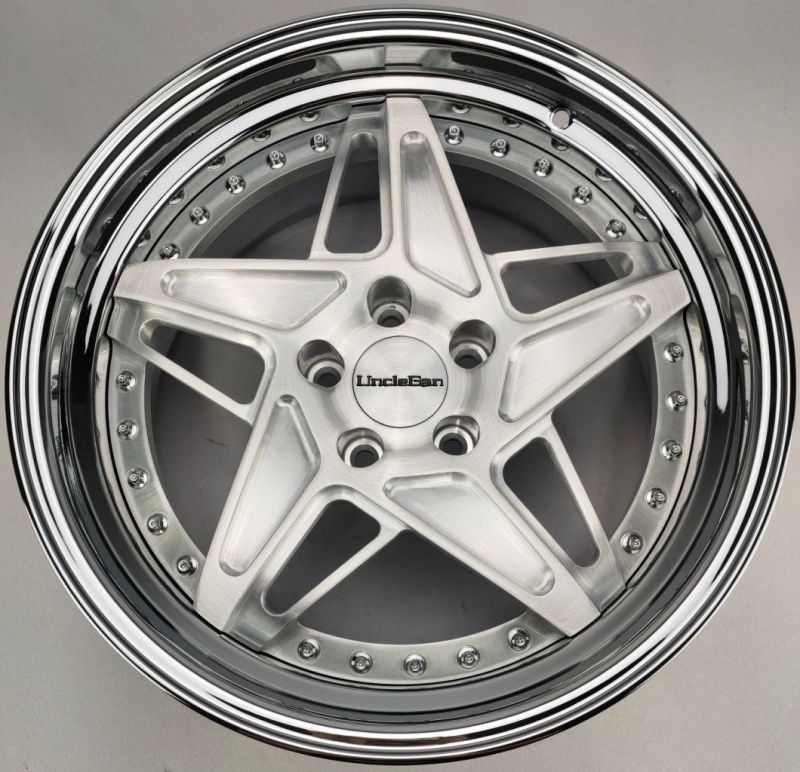 2 Piece Forged Wheels Alloy Rims Wheel and Customized Car Wheels
