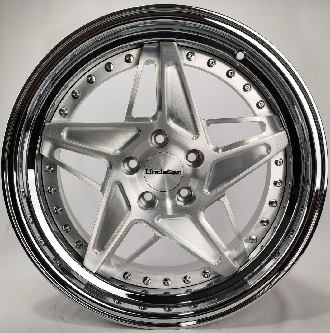 2 Piece Forged Wheels Alloy Rims Wheel and Customized Car Wheels