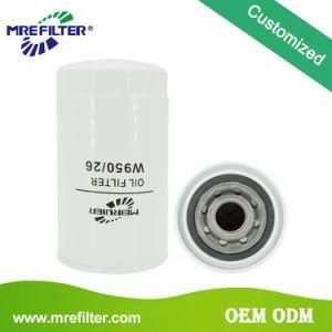 Auto Spin-on Parts Factory Price OEM Oil Filter for Daf Trucks Engine W950/26