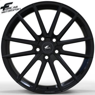 19 Inch Aluminum Forged Customized Alloy Wheels with Black Coating