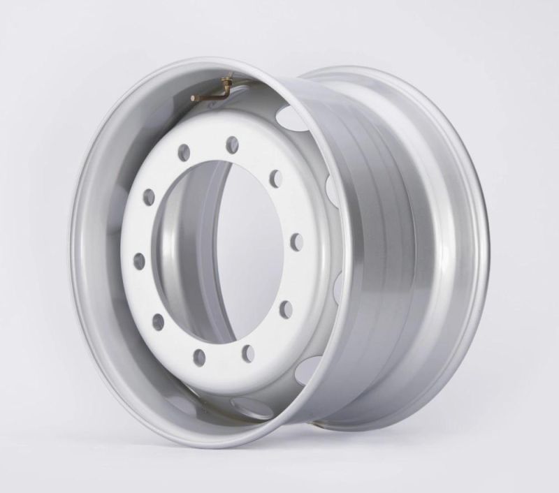 11.75X22.5 9.00 8.25 7.5 6.75 9.75 22.5" Polished Alloy Aluminum OEM Truck Dump Trailer High Quality Forged Wheel Rim