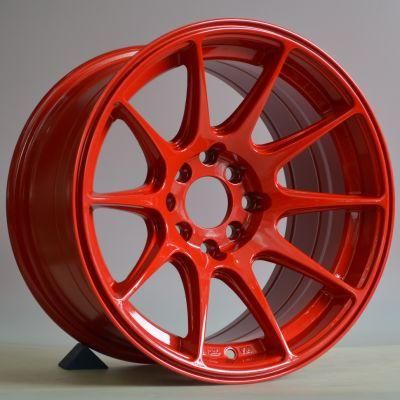 Shinja Deep Lip Red Machined Face Alloy Car Wheels 19*10/19*85 Inch Wheels