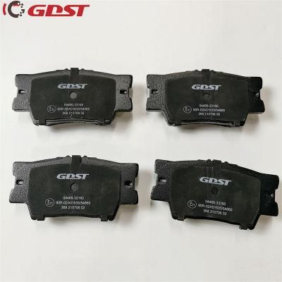 Gdst Good Price and Quality Brake Pads OEM D1212 04466-33160 for Toyota