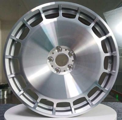 1 Piece Forged T6061 Alloy Rims Sport Aluminum Wheels for Customized Mag Rims Alloy Wheels &#160; with Silver Machined Face&#160;