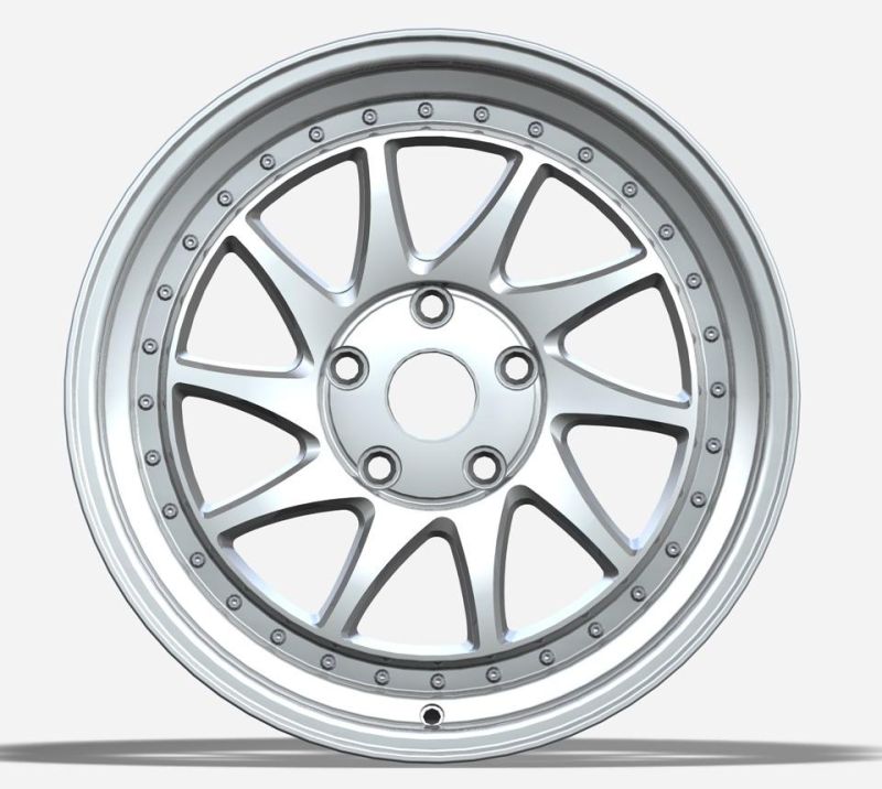 17*7 Inch Aluminum Alloy Wheel Rims with 5 Double Spokes
