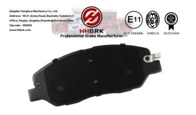 D1202 Low Dust Long Life Chinese Factory Auto Parts Ceramic Metallic Carbon Fiber Brake Pads, Low Wear, No Noise Hyundai/KIA