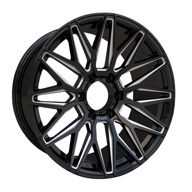 Am Alloy Truck Wheel 20X9 Flat Black Milled