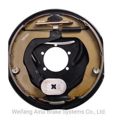 Electric Car Brake Factory Direct Sales 12&quot;Electric Brake Plate with Parking Lever (alko type) Assembly