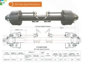 Thailand Zm Type Axle Kk Axle