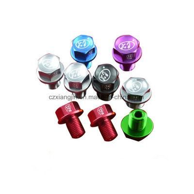 Anodized CNC Aluminum Alloy Oil Pan Drain Plug