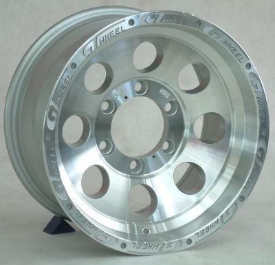 New Design Silver Machined Face Various Color Deep Lip Alloy Wheels