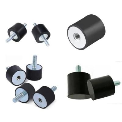 Anti-Vibration Shock Absorber Mechanical Vibration Damping Isolator Rubber Threaded Mounting Bracket Condenser Feet Pad