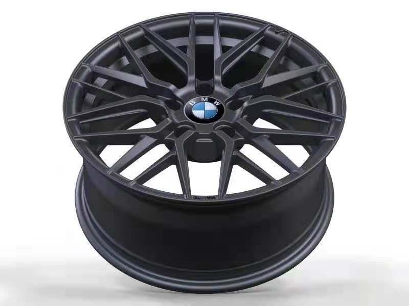 18-28 Inch Customized Forged Aluminum Alloy Wheels 1 Piece Black Machined for Passenger Car