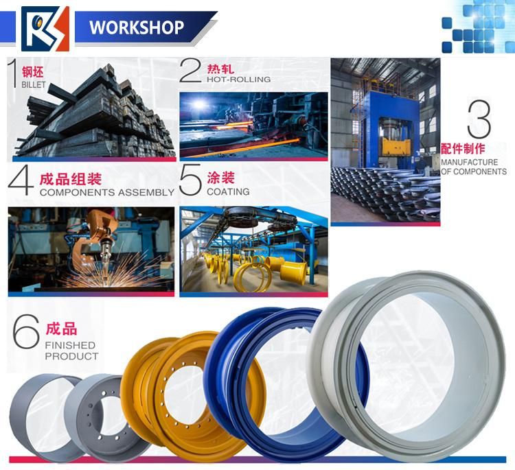 ISO900 Certification 45-36.00/4.5 Wheel Jcb Steel Rims in China