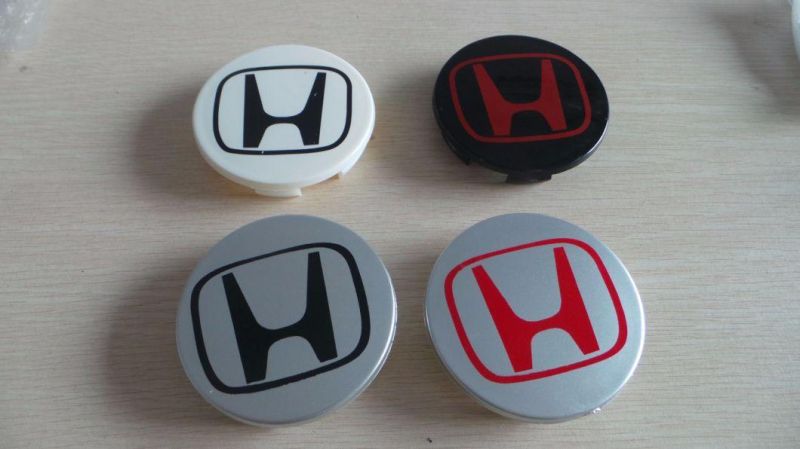68 mm silver wheel badge center caps for Honda CRV