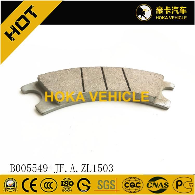 Original Braking System Spare Parts Brake Lining B005549+Jf. a. Zl1503 for Heavy Duty Truck
