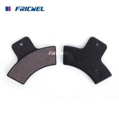 High Quality Non-Asbestos Semi-Metal Brake Pads for Motorcycle Motobike